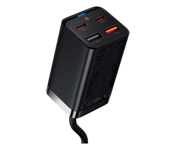 Baseus Ładowarka sieciowa GaN3 Pro 2x USB-C 2x USB-A 65W - 1195443 - zdjęcie 2